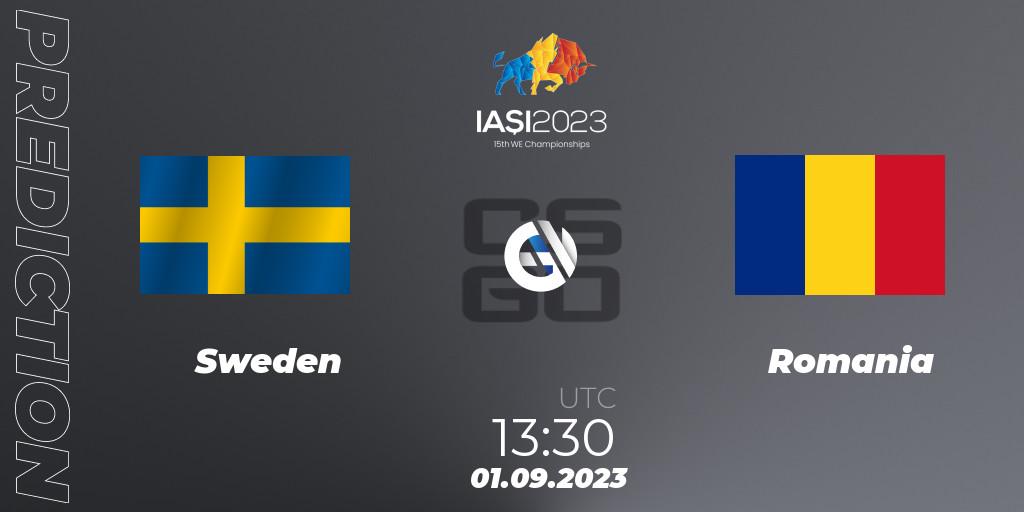 Sweden - Romania: Maç tahminleri. 01.09.2023 at 13:45, Counter-Strike (CS2), IESF World Esports Championship 2023