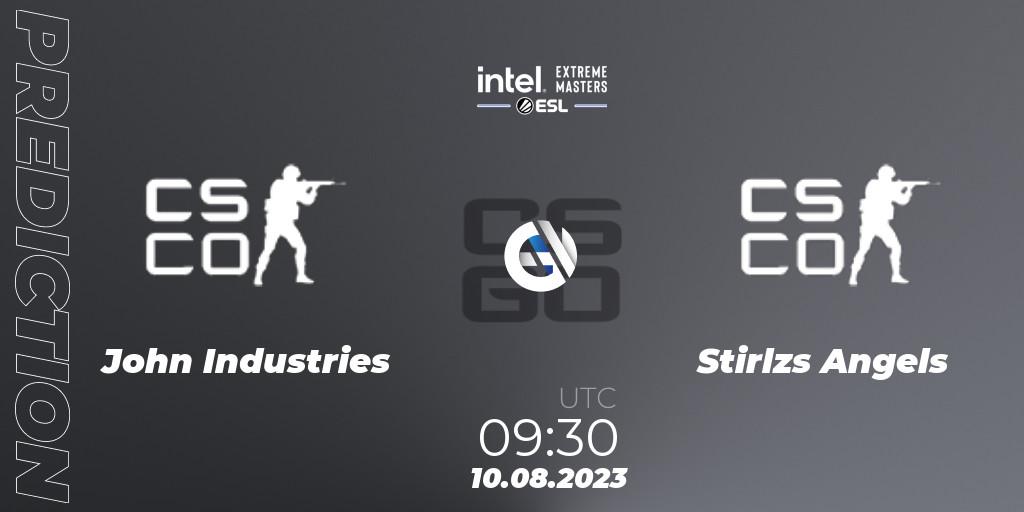John Industries - Stirlzs Angels: Maç tahminleri. 10.08.2023 at 09:30, Counter-Strike (CS2), IEM Sydney 2023 Oceania Open Qualifier 1
