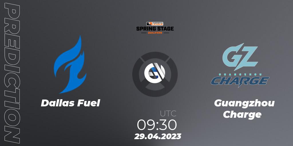 Dallas Fuel - Guangzhou Charge: Maç tahminleri. 29.04.2023 at 10:30, Overwatch, OWL Stage Qualifiers Spring 2023 West