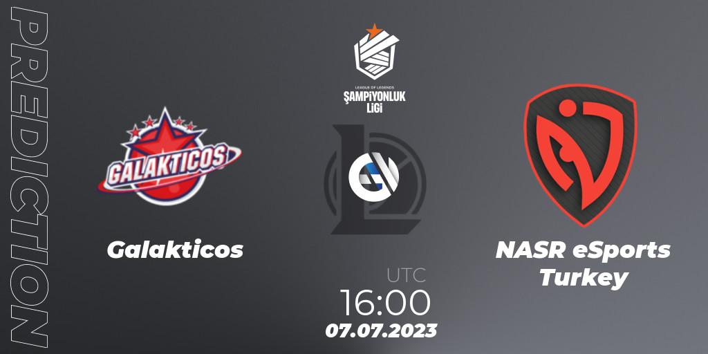 Galakticos - NASR eSports Turkey: Maç tahminleri. 07.07.2023 at 16:00, LoL, TCL Summer 2023 - Group Stage