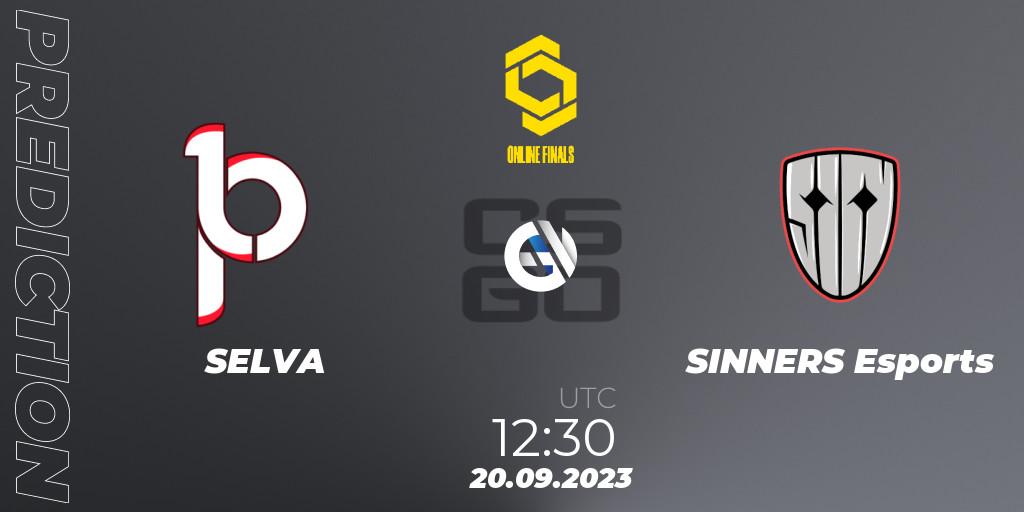SELVA - SINNERS Esports: Maç tahminleri. 20.09.23, CS2 (CS:GO), CCT Online Finals #3