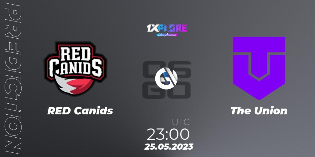 RED Canids - The Union: Maç tahminleri. 25.05.2023 at 23:00, Counter-Strike (CS2), 1XPLORE Latin America Cup 1