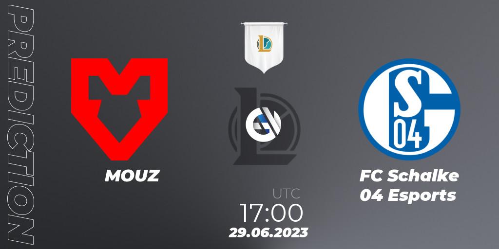 MOUZ - FC Schalke 04 Esports: Maç tahminleri. 29.06.23, LoL, Prime League Summer 2023 - Group Stage