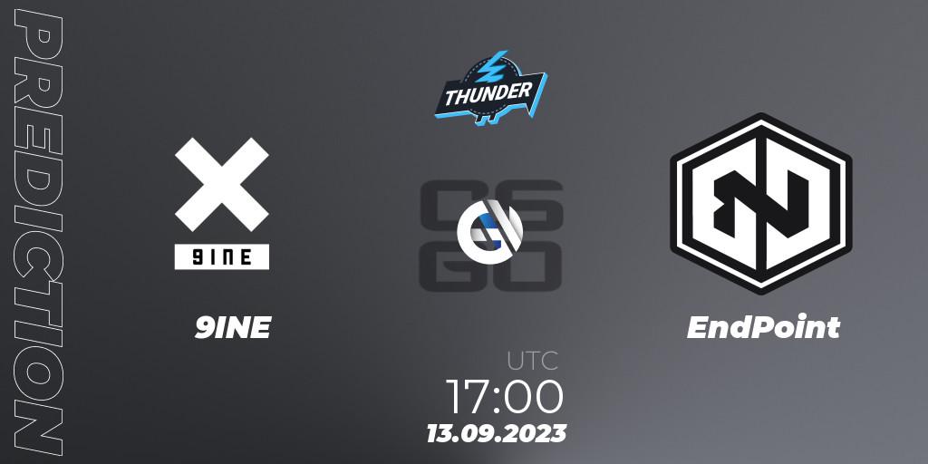 9INE - EndPoint: Maç tahminleri. 13.09.2023 at 18:45, Counter-Strike (CS2), Thunderpick World Championship 2023: European Series #2