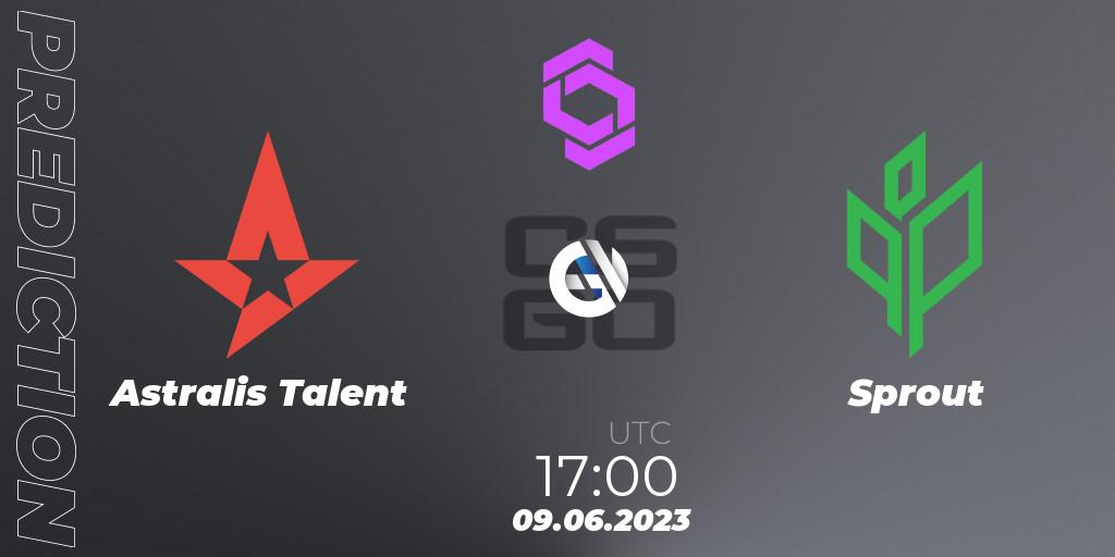 Astralis Talent - Sprout: Maç tahminleri. 09.06.2023 at 13:45, Counter-Strike (CS2), CCT West Europe Series 4