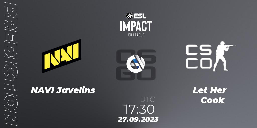 NAVI Javelins - GamerLegion Prism: Maç tahminleri. 27.09.2023 at 17:30, Counter-Strike (CS2), ESL Impact League Season 4: European Division