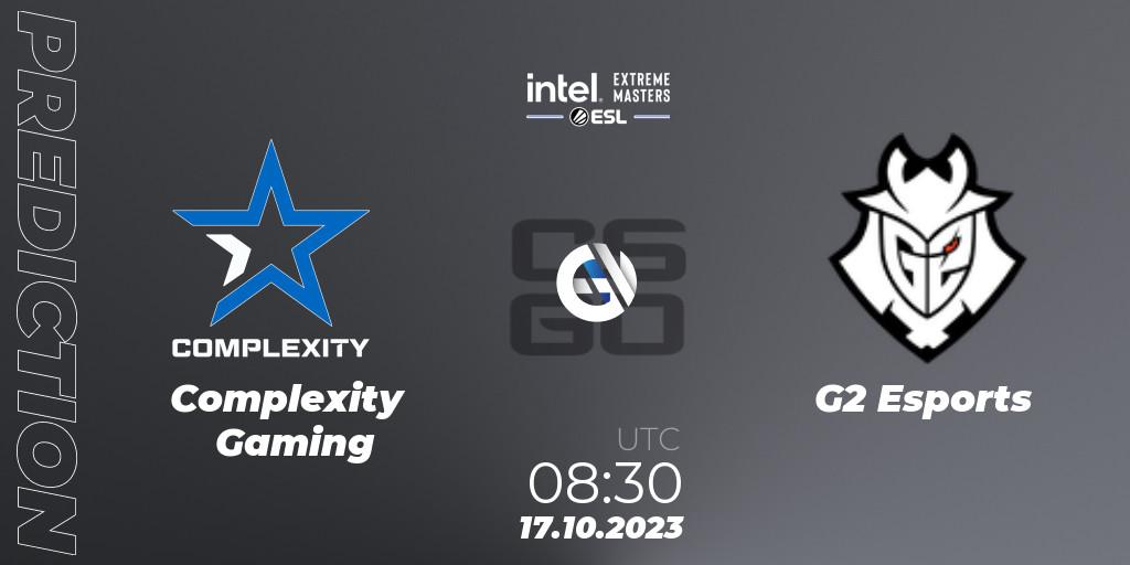 Complexity Gaming - G2 Esports: Maç tahminleri. 17.10.23, CS2 (CS:GO), IEM Sydney 2023