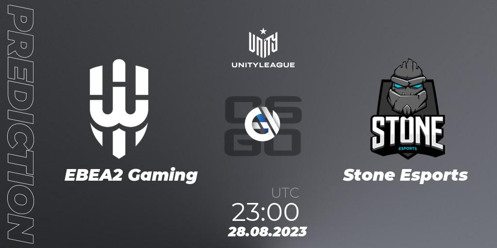 EBEA2 Gaming - Stone Esports: Maç tahminleri. 28.08.2023 at 23:45, Counter-Strike (CS2), LVP Unity League Argentina 2023