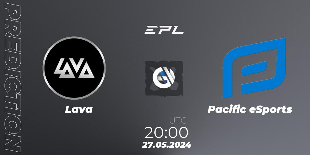 Lava - Pacific eSports: Maç tahminleri. 27.05.2024 at 20:00, Dota 2, EPL World Series: America Season 11