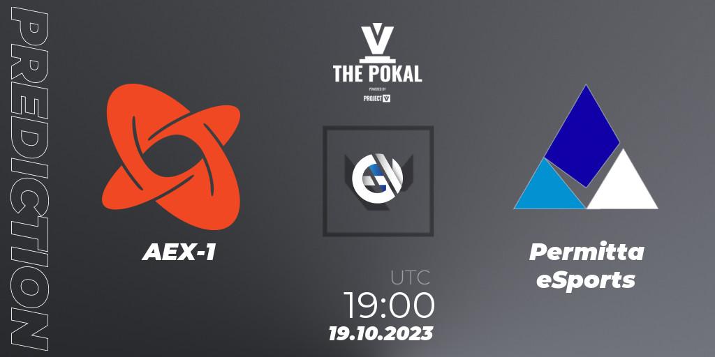AEX-1 - Permitta eSports: Maç tahminleri. 19.10.23, VALORANT, PROJECT V 2023: THE POKAL