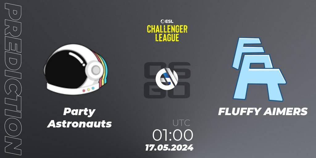 Party Astronauts - FLUFFY AIMERS: Maç tahminleri. 17.05.2024 at 01:00, Counter-Strike (CS2), ESL Challenger League Season 47: North America
