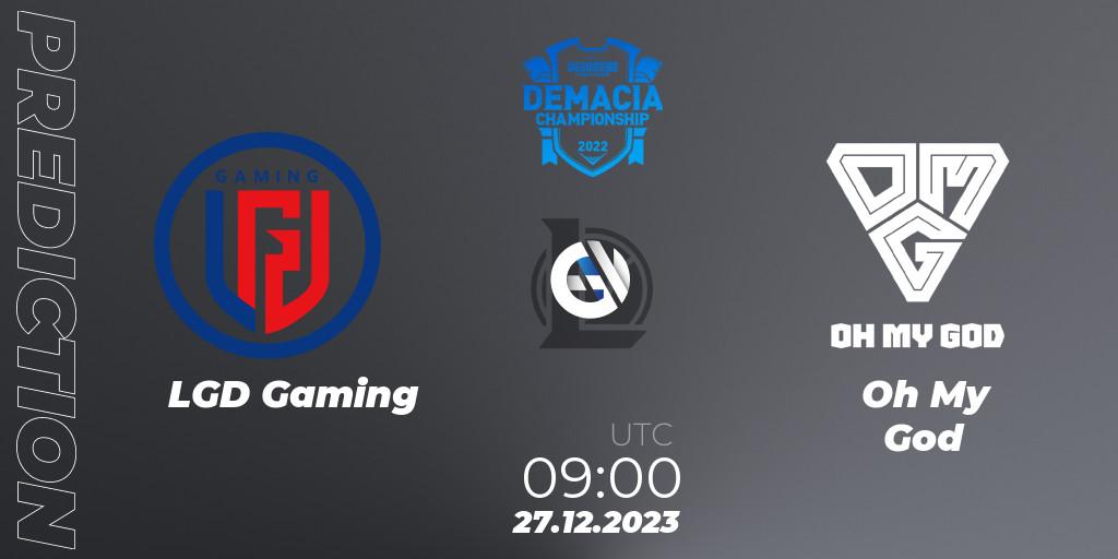 LGD Gaming - Oh My God: Maç tahminleri. 27.12.23, LoL, Demacia Cup 2023 Group Stage