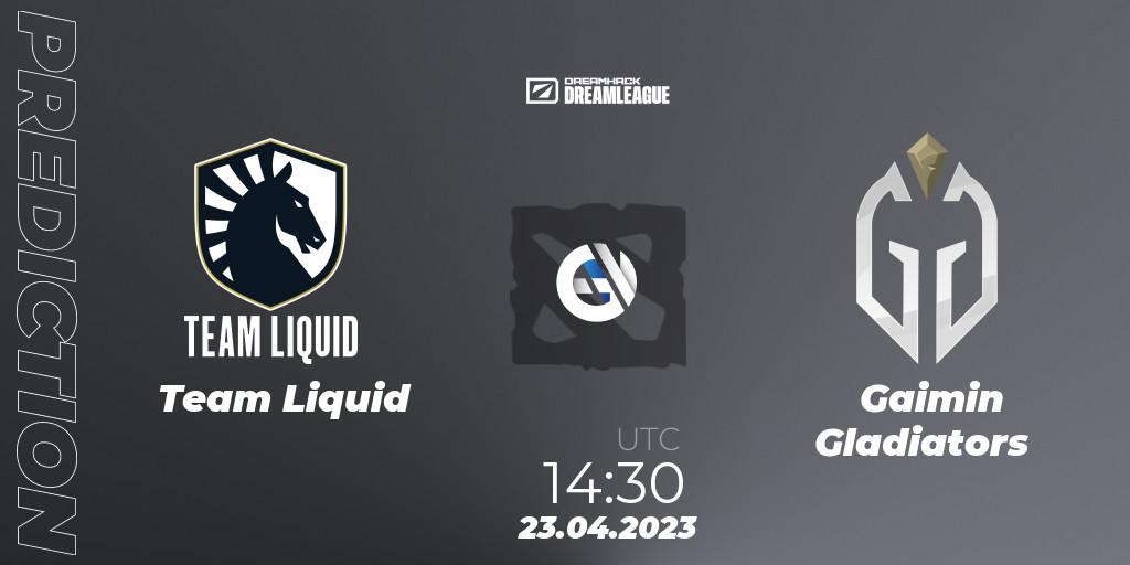 Team Liquid - Gaimin Gladiators: Maç tahminleri. 23.04.2023 at 14:27, Dota 2, DreamLeague Season 19