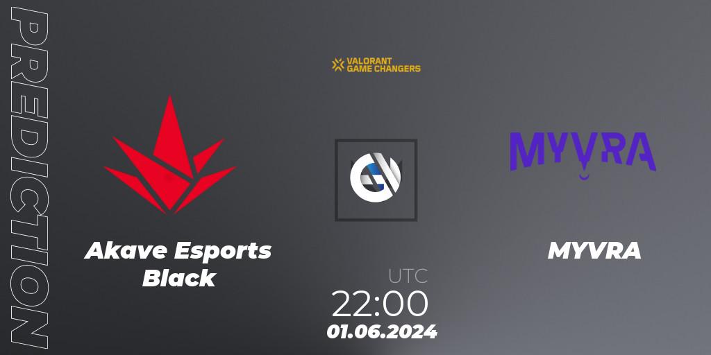 Akave Esports Black - MYVRA: Maç tahminleri. 01.06.2024 at 19:00, VALORANT, VCT 2024: Game Changers LAN - Opening