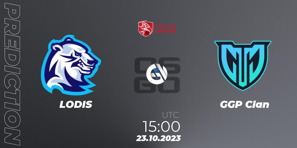 LODIS - GGP Clan: Maç tahminleri. 23.10.2023 at 15:00, Counter-Strike (CS2), Polska Liga Esportowa 2023: Split #3