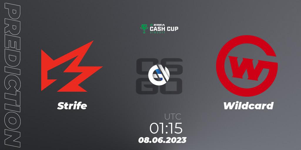 Strife - Wildcard: Maç tahminleri. 08.06.2023 at 01:15, Counter-Strike (CS2), ESEA Cash Cup Circuit Season 1 Finals