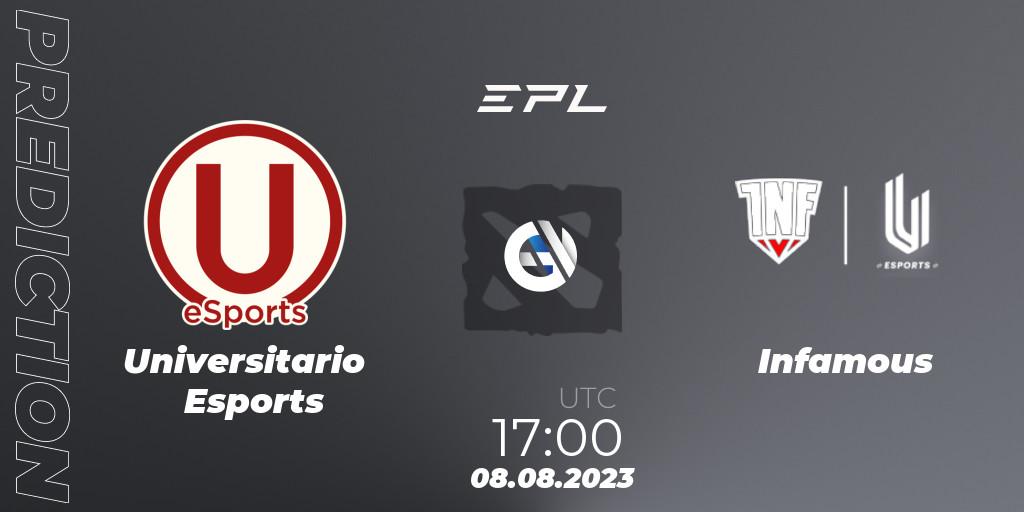 Universitario Esports - Infamous: Maç tahminleri. 08.08.2023 at 17:11, Dota 2, EPL World Series: America Season 6