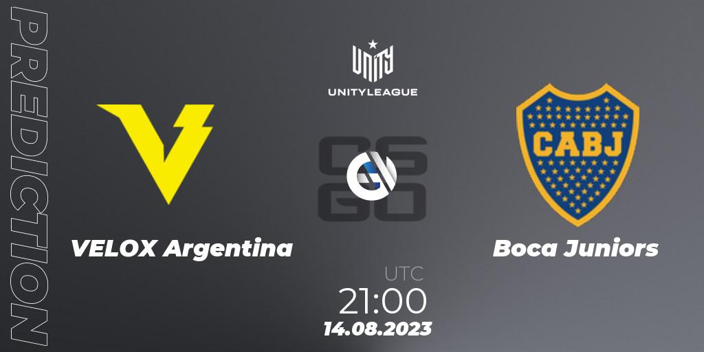 VELOX Argentina - Boca Juniors: Maç tahminleri. 14.08.2023 at 21:00, Counter-Strike (CS2), LVP Unity League Argentina 2023