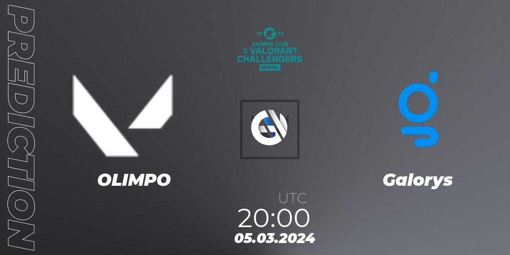 OLIMPO - Galorys: Maç tahminleri. 05.03.2024 at 23:00, VALORANT, VALORANT Challengers Brazil 2024: Split 1