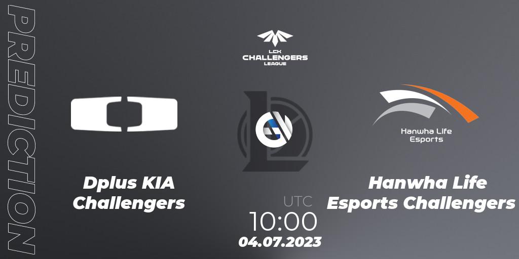 Dplus KIA Challengers - Hanwha Life Esports Challengers: Maç tahminleri. 04.07.23, LoL, LCK Challengers League 2023 Summer - Group Stage