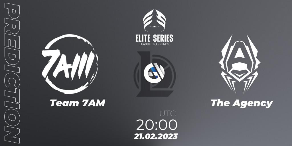 Team 7AM - The Agency: Maç tahminleri. 21.02.23, LoL, Elite Series Spring 2023 - Group Stage