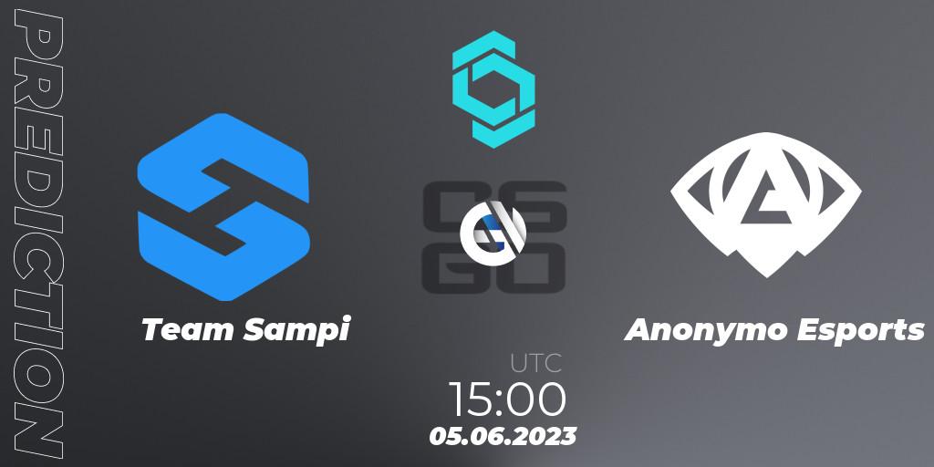 Team Sampi - Anonymo Esports: Maç tahminleri. 05.06.23, CS2 (CS:GO), CCT North Europe Series 5