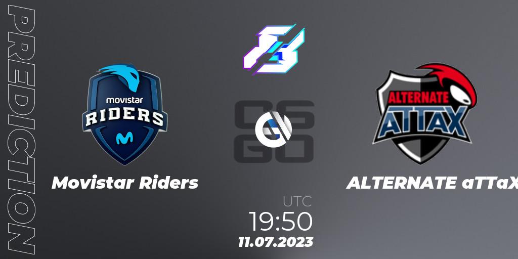 Movistar Riders - ALTERNATE aTTaX: Maç tahminleri. 11.07.2023 at 19:50, Counter-Strike (CS2), Gamers8 2023 Europe Open Qualifier 2