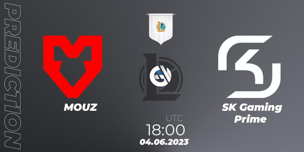 MOUZ - SK Gaming Prime: Maç tahminleri. 04.06.23, LoL, Prime League Summer 2023 - Group Stage