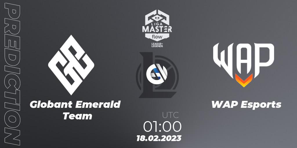 Globant Emerald Team - WAP Esports: Maç tahminleri. 18.02.2023 at 01:15, LoL, Liga Master Opening 2023 - Group Stage