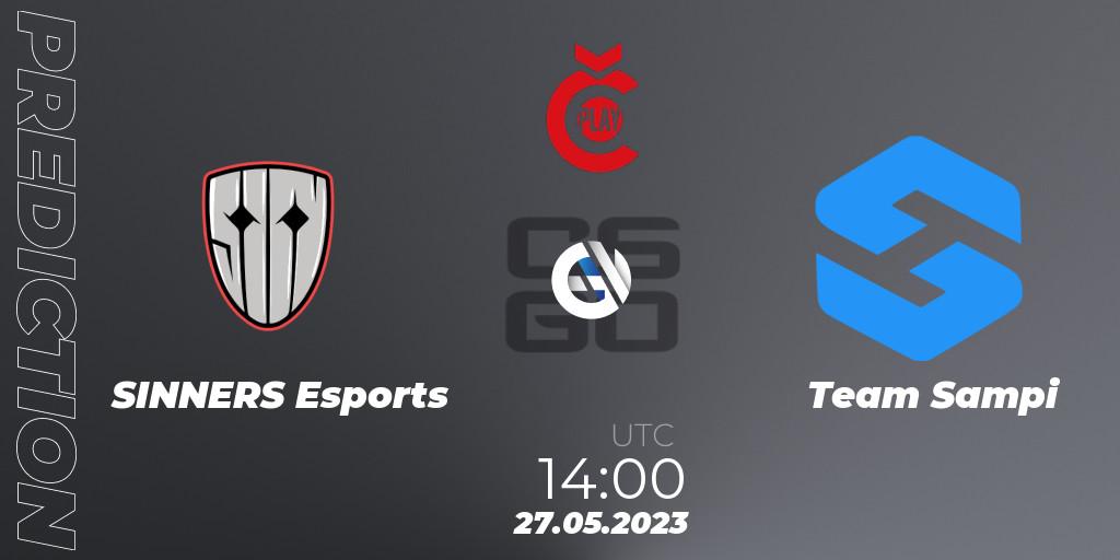 SINNERS Esports - Team Sampi: Maç tahminleri. 27.05.2023 at 14:30, Counter-Strike (CS2), Tipsport Cup Bratislava 2023