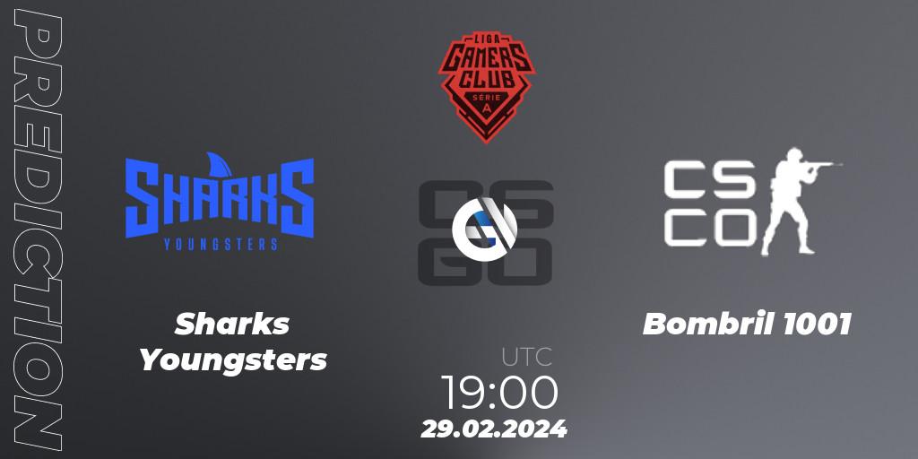 Sharks Youngsters - Bombril 1001: Maç tahminleri. 29.02.2024 at 19:00, Counter-Strike (CS2), Gamers Club Liga Série A: February 2024