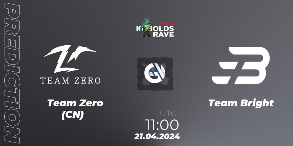 Team Zero (CN) - Team Bright: Maç tahminleri. 29.04.2024 at 05:20, Dota 2, Cringe Station Kobolds Rave 2