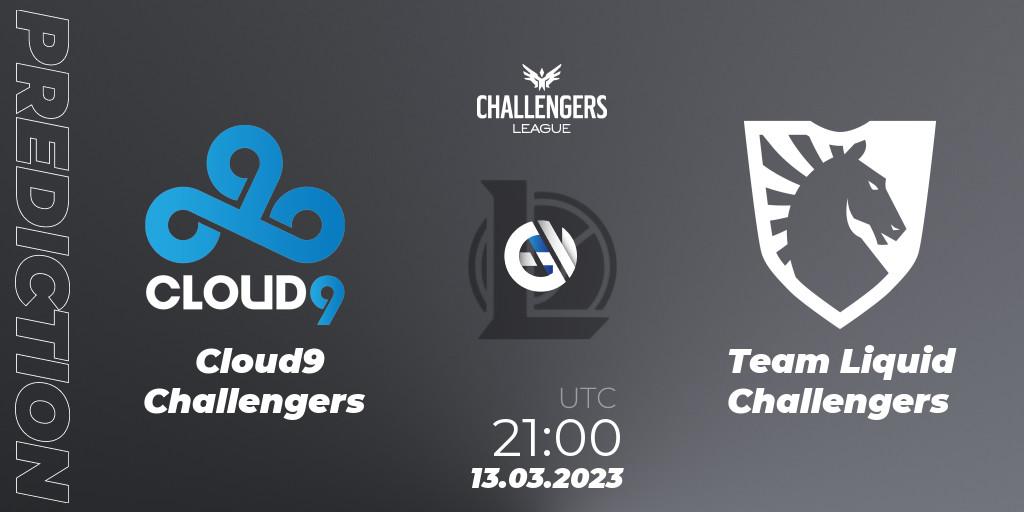 Cloud9 Challengers - Team Liquid Challengers: Maç tahminleri. 13.03.23, LoL, NACL 2023 Spring - Playoffs