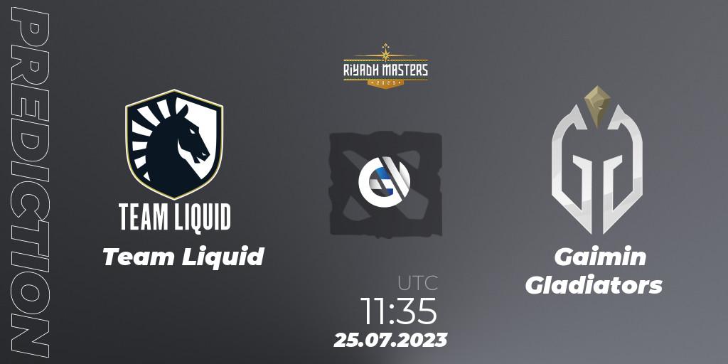 Team Liquid - Gaimin Gladiators: Maç tahminleri. 25.07.2023 at 12:34, Dota 2, Riyadh Masters 2023