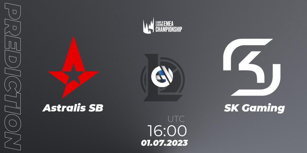 Astralis SB - SK Gaming: Maç tahminleri. 01.07.23, LoL, LEC Summer 2023 - Regular Season