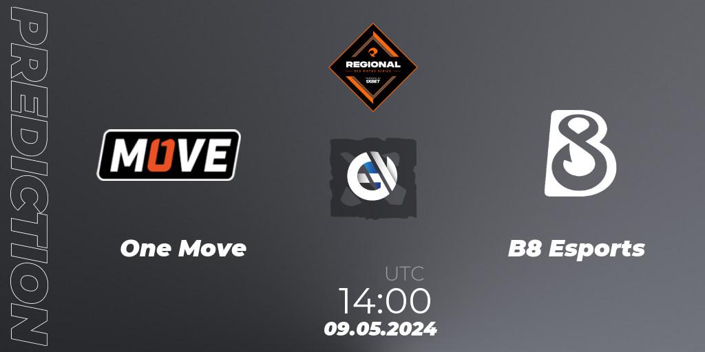 One Move - B8 Esports: Maç tahminleri. 12.05.2024 at 12:20, Dota 2, RES Regional Series: EU #2