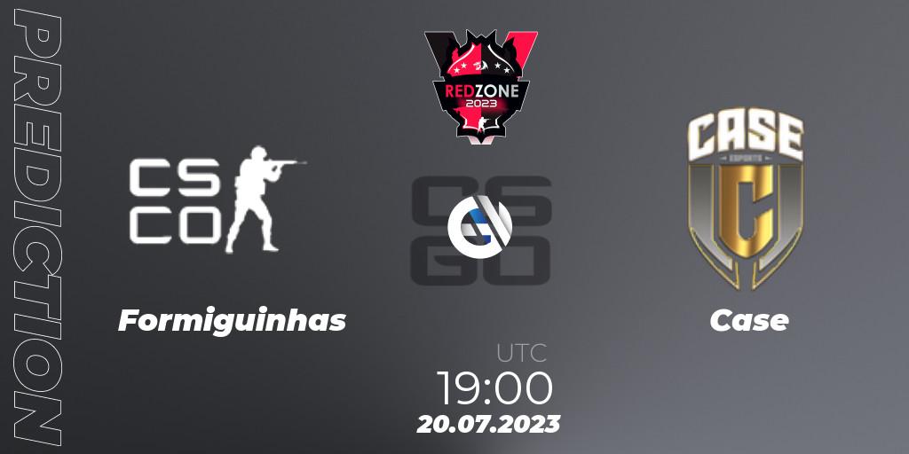 Formiguinhas - Case: Maç tahminleri. 20.07.2023 at 19:00, Counter-Strike (CS2), RedZone PRO League Season 5