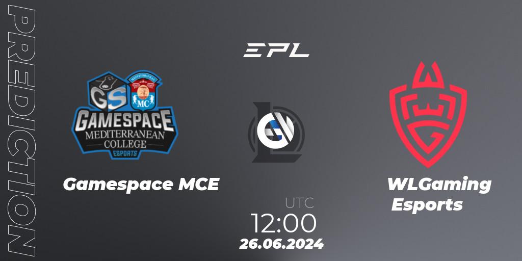 Gamespace MCE - WLGaming Esports: Maç tahminleri. 26.06.2024 at 12:00, LoL, European Pro League: Season 2