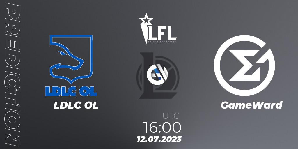 LDLC OL - GameWard: Maç tahminleri. 12.07.2023 at 16:00, LoL, LFL Summer 2023 - Group Stage