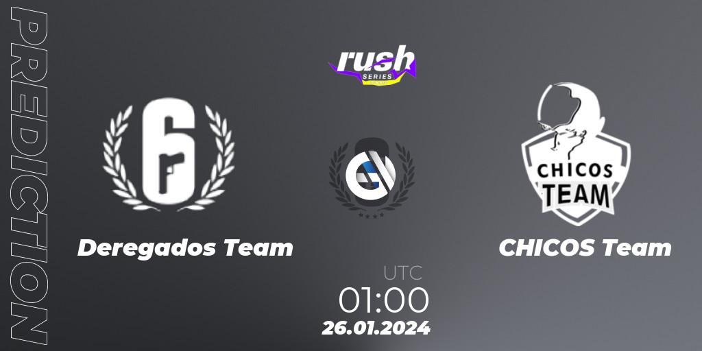 Deregados Team - CHICOS Team: Maç tahminleri. 27.01.2024 at 01:00, Rainbow Six, RUSH SERIES Summer