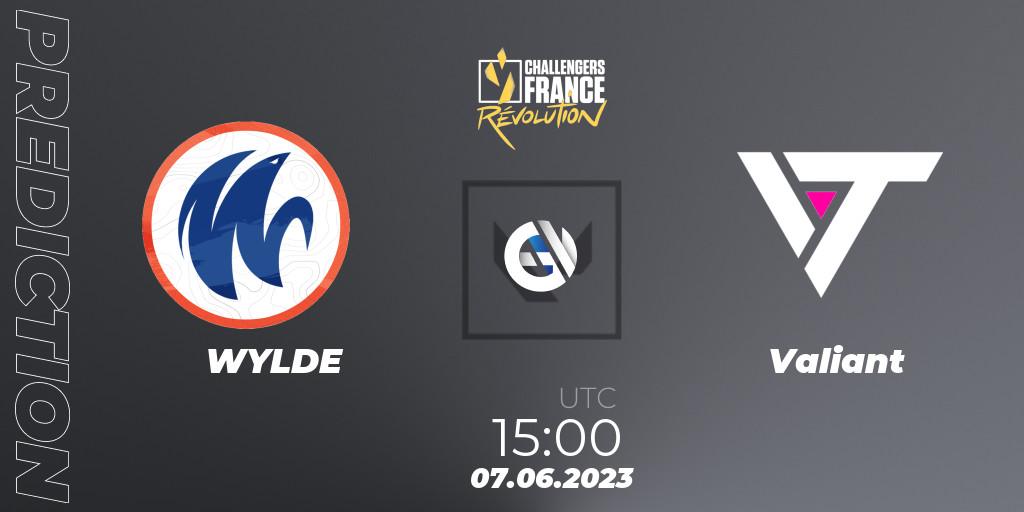 WYLDE - Valiant: Maç tahminleri. 07.06.23, VALORANT, VALORANT Challengers 2023 France: Revolution Split 2 - Playoffs