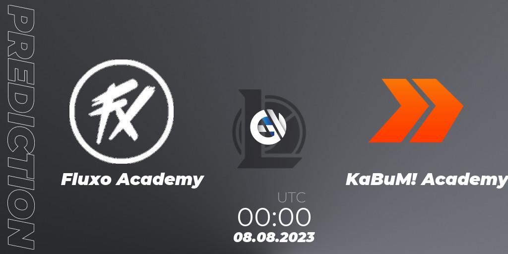 Fluxo Academy - KaBuM! Academy: Maç tahminleri. 08.08.2023 at 00:00, LoL, CBLOL Academy Split 2 2023 - Group Stage