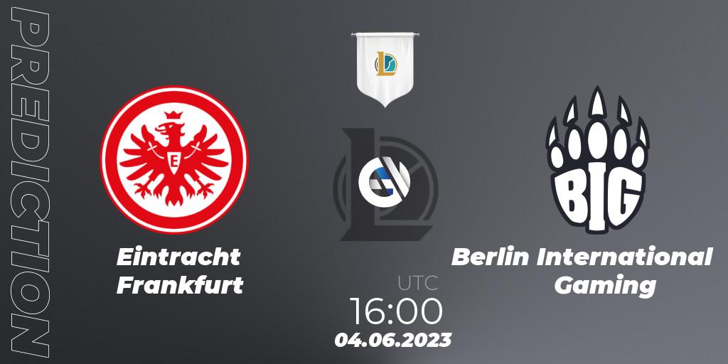 Eintracht Frankfurt - Berlin International Gaming: Maç tahminleri. 04.06.23, LoL, Prime League Summer 2023 - Group Stage