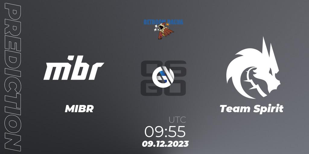 MIBR - Team Spirit: Maç tahminleri. 09.12.2023 at 12:55, Counter-Strike (CS2), BetBoom Dacha 2023
