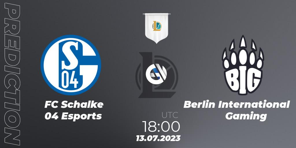 FC Schalke 04 Esports - Berlin International Gaming: Maç tahminleri. 13.07.23, LoL, Prime League Summer 2023 - Group Stage