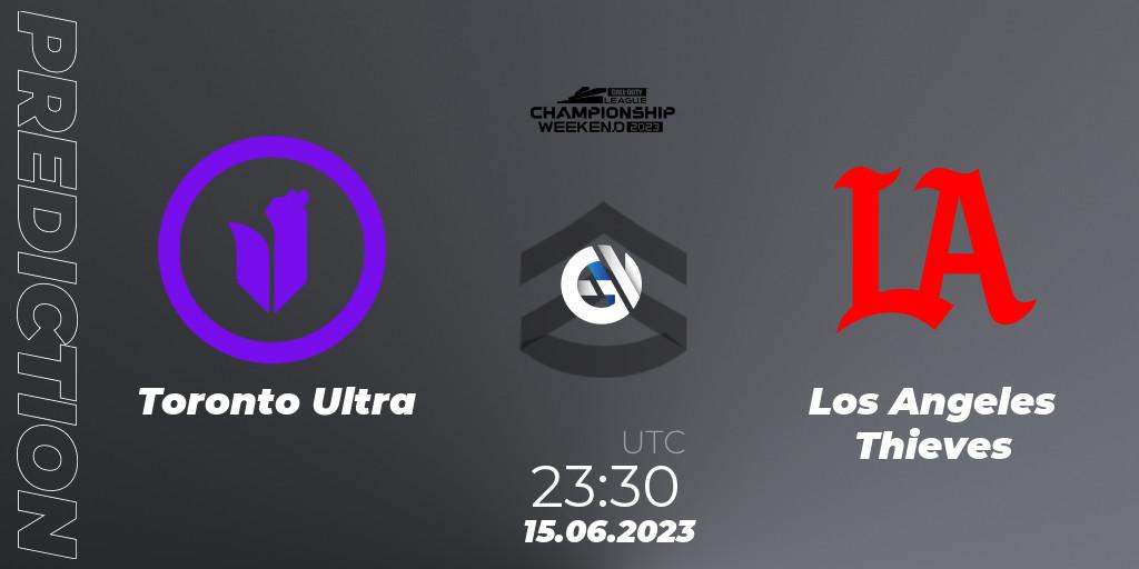 Toronto Ultra - Los Angeles Thieves: Maç tahminleri. 15.06.2023 at 23:30, Call of Duty, Call of Duty League Championship 2023