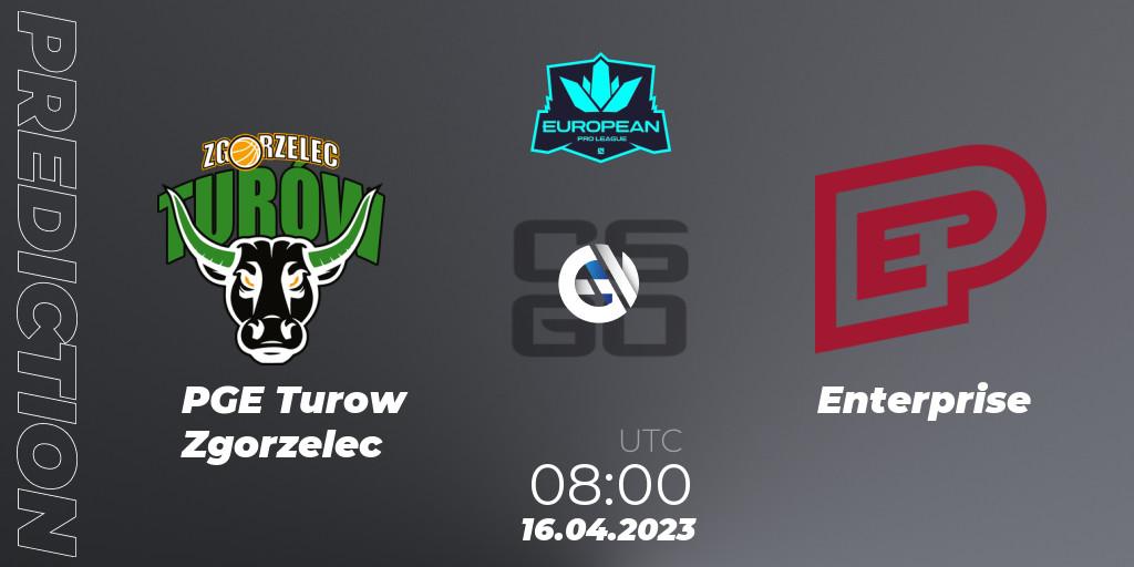 PGE Turow Zgorzelec - Enterprise: Maç tahminleri. 17.04.2023 at 08:00, Counter-Strike (CS2), European Pro League Season 7