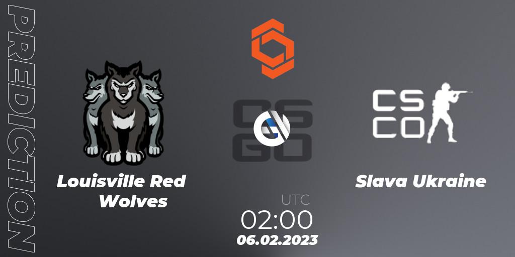 Louisville Red Wolves - Slava Ukraine: Maç tahminleri. 06.02.23, CS2 (CS:GO), CCT North America Series #3