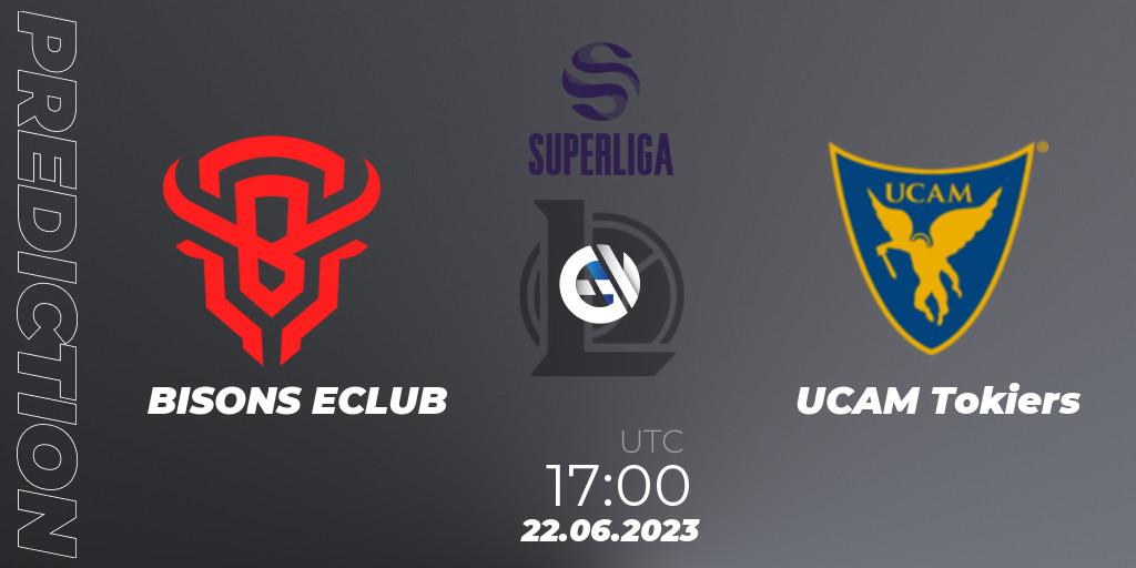 BISONS ECLUB - UCAM Esports Club: Maç tahminleri. 22.06.2023 at 16:00, LoL, Superliga Summer 2023 - Group Stage