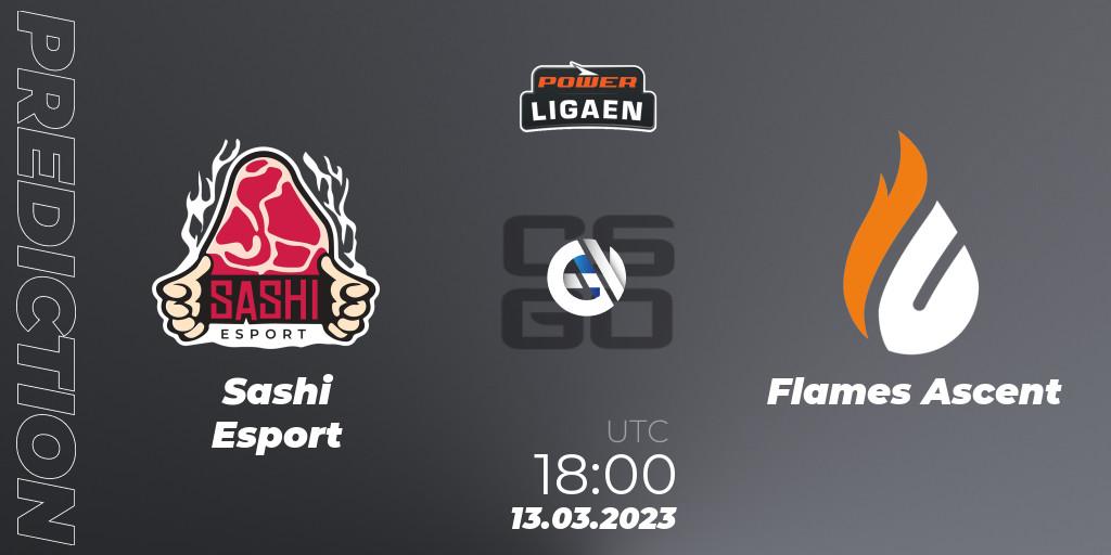  Sashi Esport - Flames Ascent: Maç tahminleri. 13.03.23, CS2 (CS:GO), Dust2.dk Ligaen Season 22